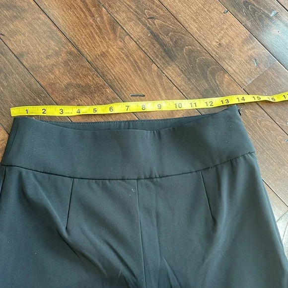 Good American The Exec Pant Black Straight leg Ankle zip Size L NWT Stretch - Picture 6 of 15